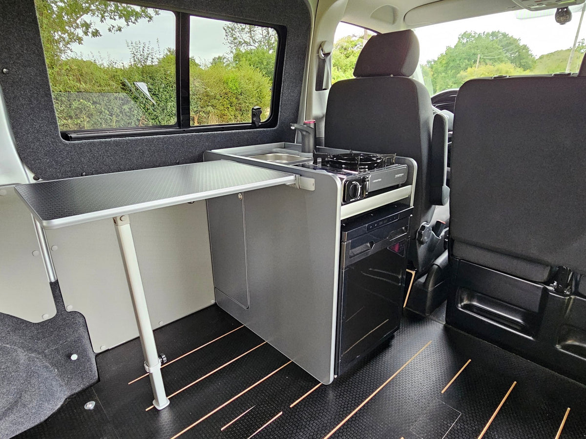 Vangear CRX-Pod 3.0 Campervan Pod (Fridge NOT included) Carbon Grey (fully assembled) - Vangear-EU