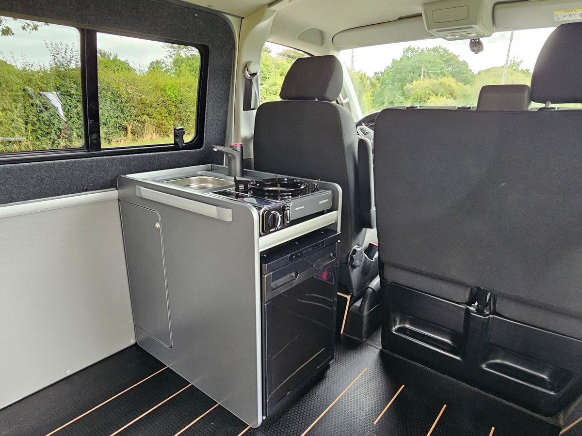 Vangear CRX-Pod 3.0 Campervan Pod (Fridge NOT included) Carbon Grey (fully assembled) - Vangear-EU