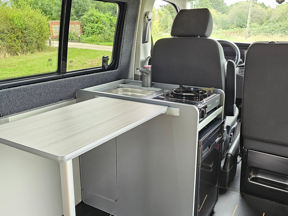 Vangear CRX-Pod 3.0 Campervan Pod (Fridge NOT included) Carbon Grey (fully assembled) - Vangear-EU