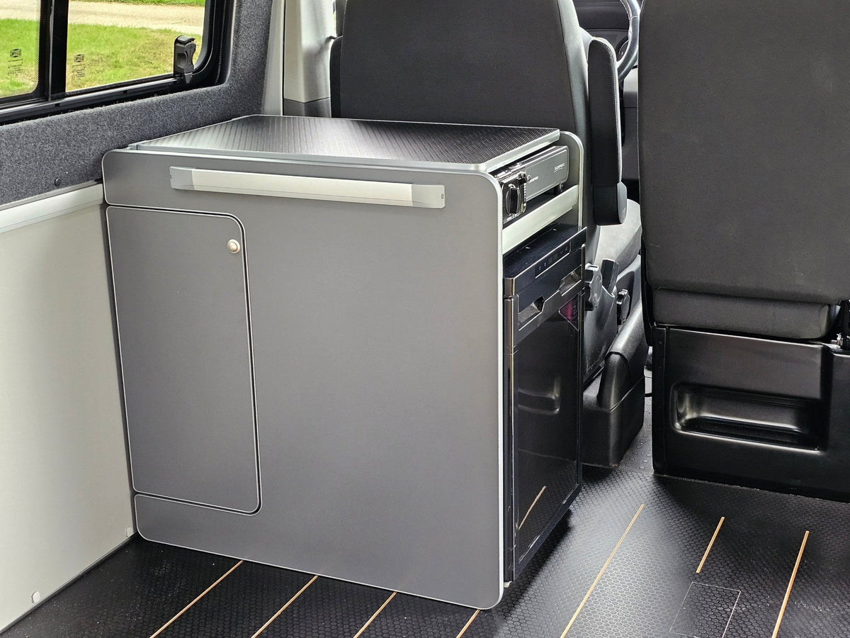 Vangear CRX-Pod 3.0 Campervan Pod (Fridge NOT included) Carbon Grey (fully assembled) - Vangear-EU