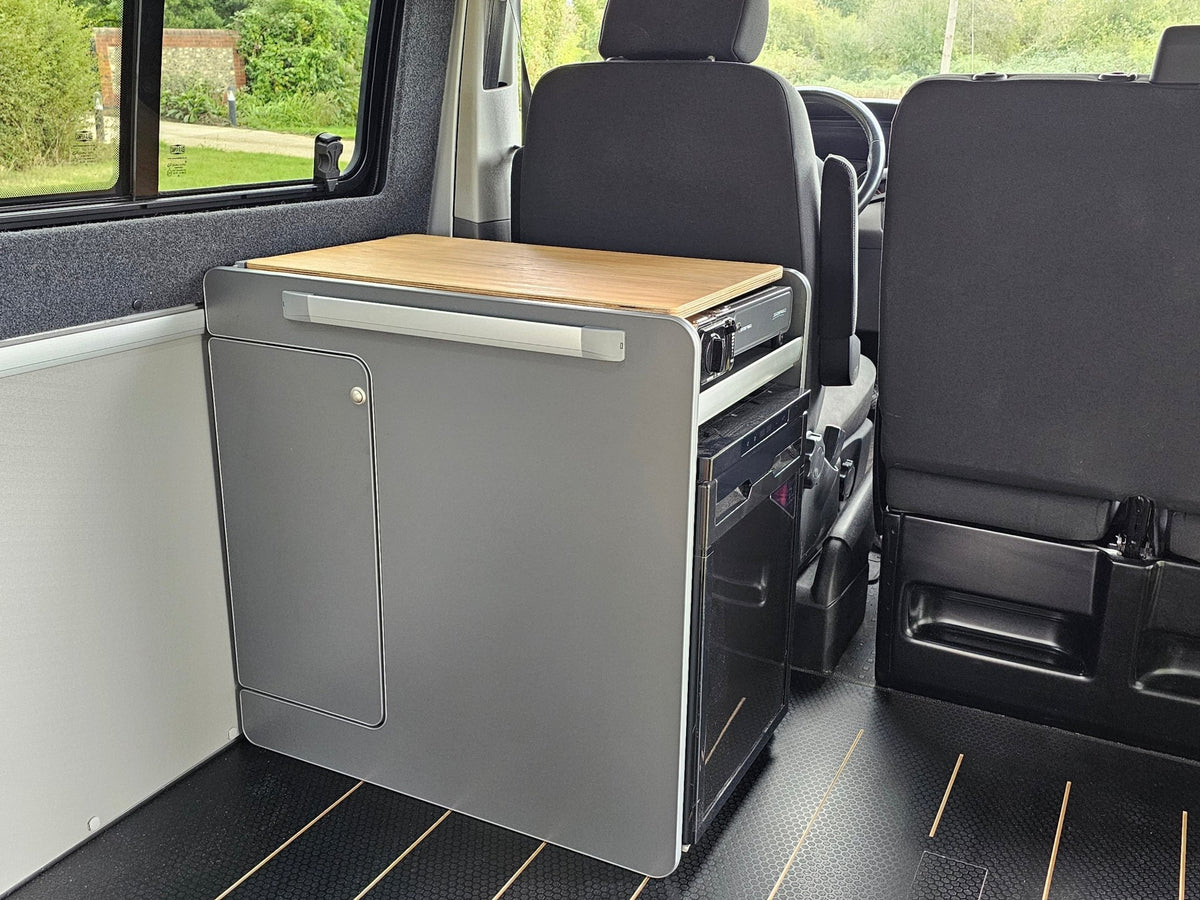 Vangear CRX-Pod 3.0 Campervan Pod (Fridge NOT included) Carbon Grey (fully assembled) - Vangear-EU