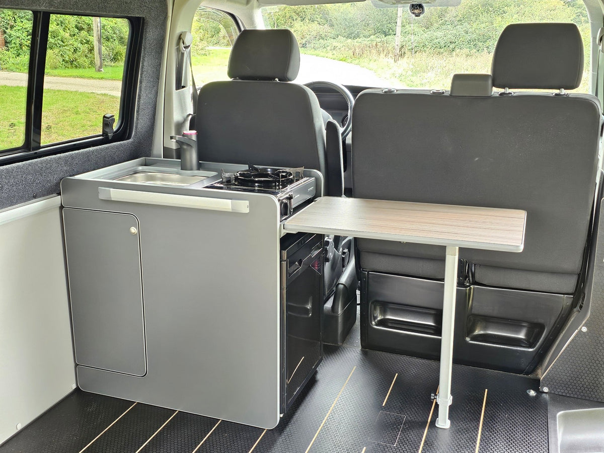 Vangear CRX-Pod 3.0 Campervan Pod (Fridge NOT included) Carbon Grey (fully assembled) - Vangear-EU