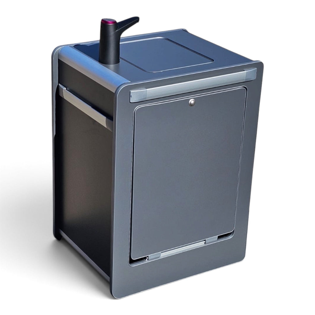 Vangear Electric Mini-Pod 3.0 Campervan Kitchen Pod- Carbon Grey or Black (Fully assembled) - Vangear-EU