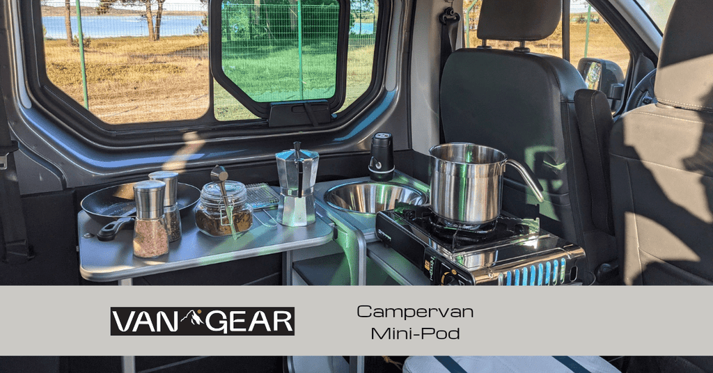 Vangear Mini - Pod 2.2 Campervan Kitchen Pod - Black - Vangear - EU