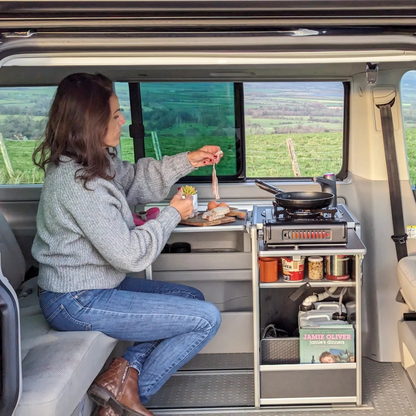 Vangear Mini-Pod 3.0 Campervan Kitchen Pod-Black (Fully assembled) - Vangear-EU
