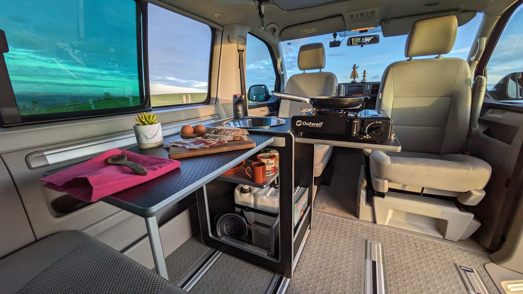 Vangear Mini-Pod 3.0 Campervan Kitchen Pod-Black (Fully assembled) - Vangear-EU