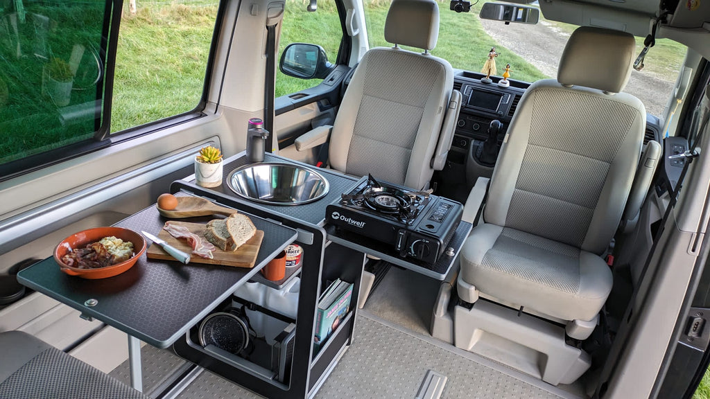 Vangear Mini-Pod 3.0 Campervan Kitchen Pod-Black (Fully assembled) - Vangear-EU