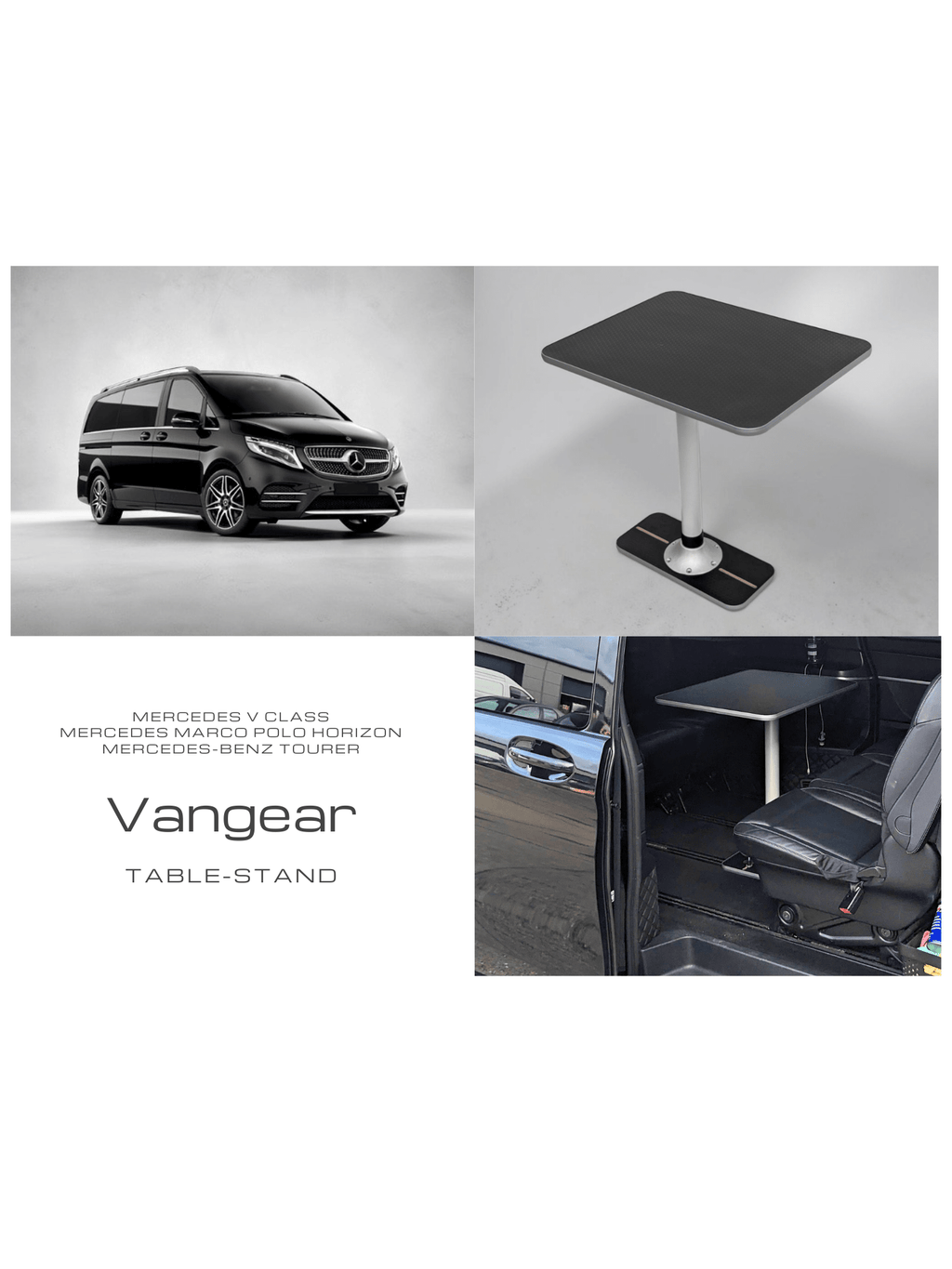 Vangear Table-Stand for Mercedes V-class-Marco Polo Horizon - Vangear-EU