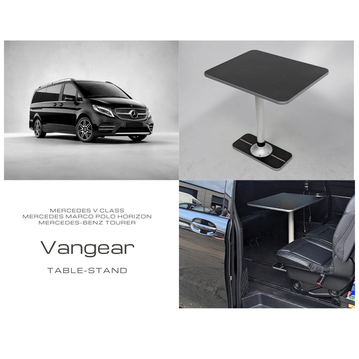 Vangear Table-Stand for Mercedes V-class-Marco Polo Horizon - Vangear-EU