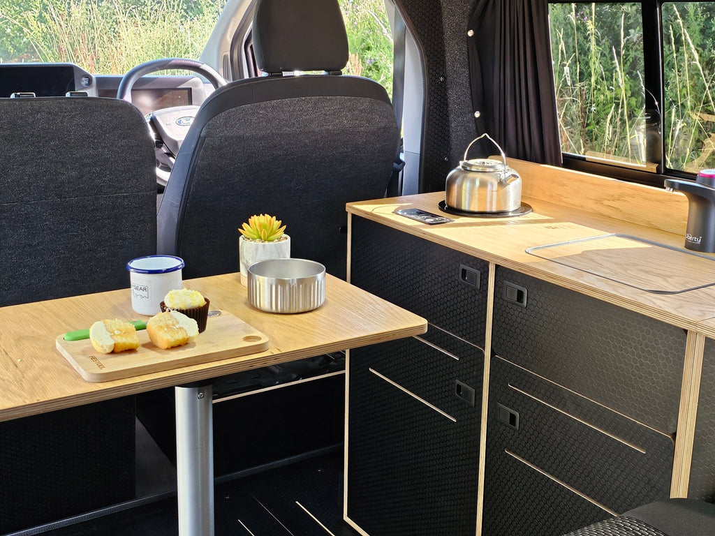 Vangear Woody-Pod - Electric version - Black with Oak top (Self assembled) - Vangear-EU