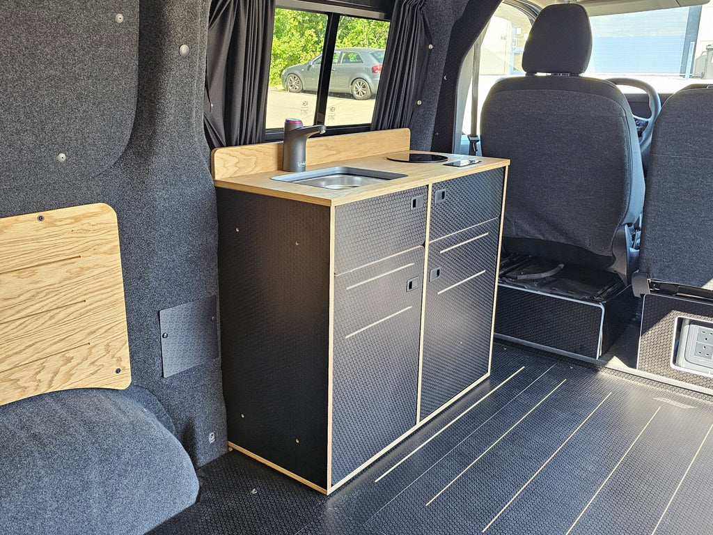 Vangear Woody-Pod - Electric version - Black with Oak top (Self assembled) - Vangear-EU