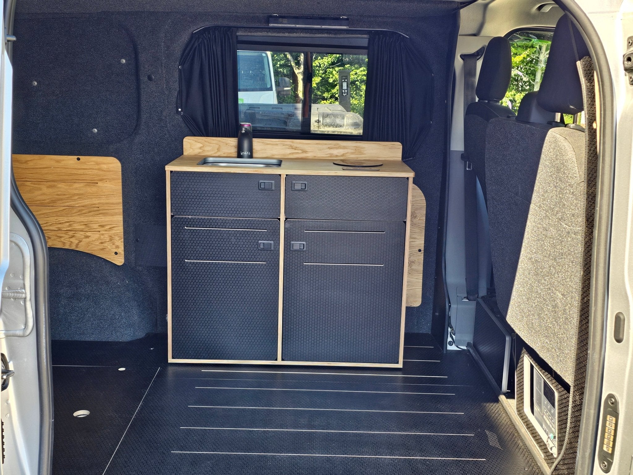 Vangear Woody-Pod - Electric version - Black with Oak top (Self assembled) - Vangear-EU