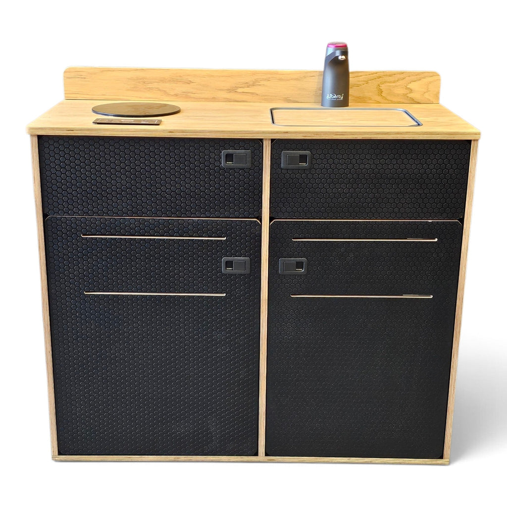 Vangear Woody-Pod - Electric version - Black with Oak top (Self assembled) - Vangear-EU