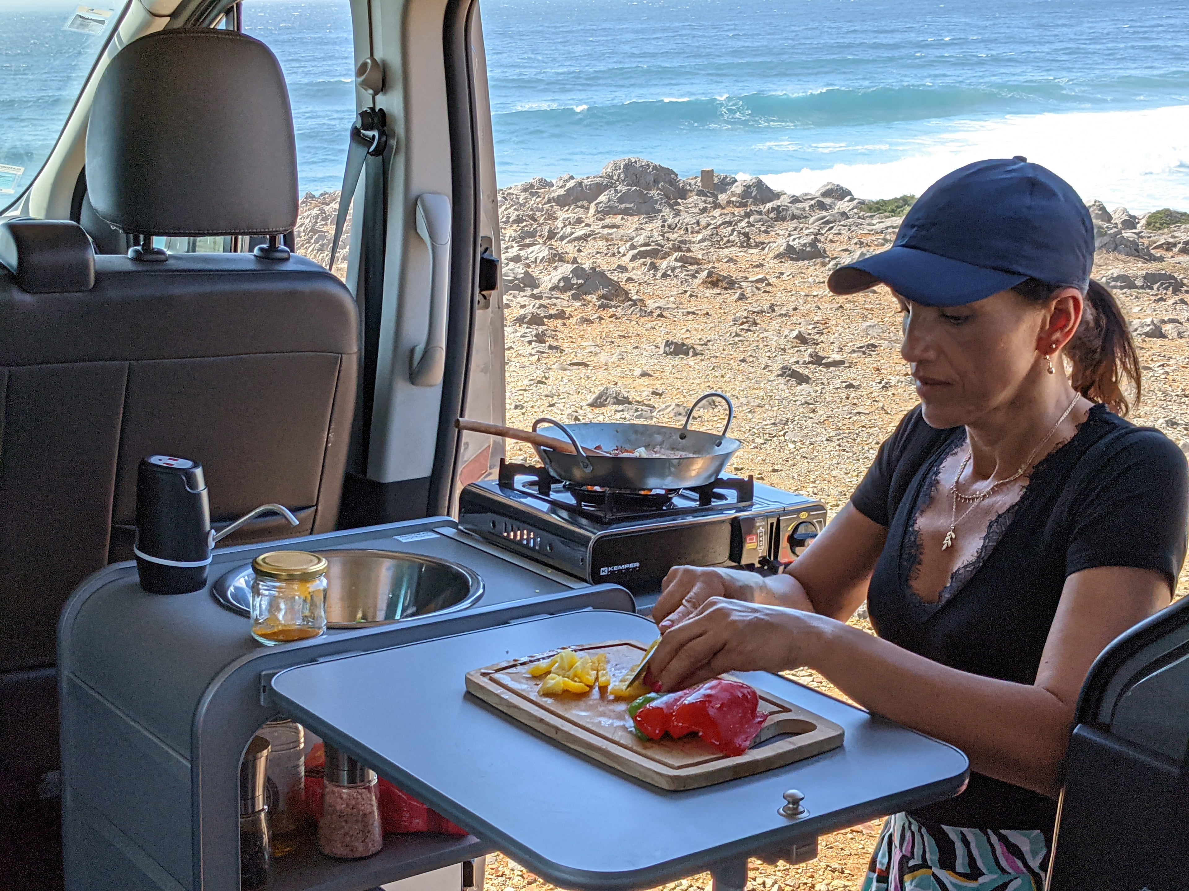 NEW Vangear Mini - Pod 2.2 Campervan Kitchen Pod - NEW Carbon Grey - Vangear - EU