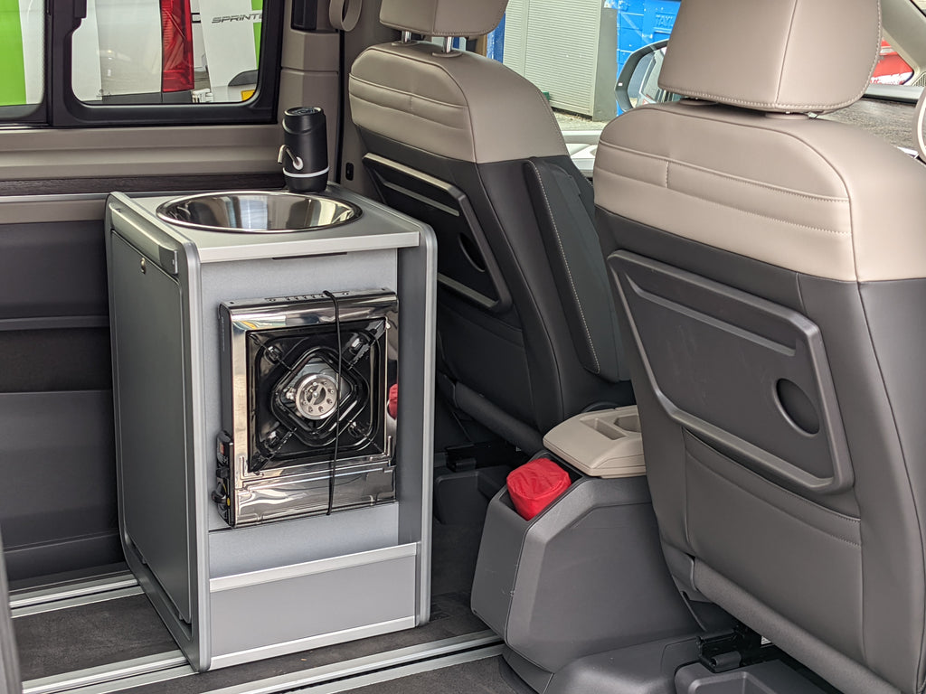 NEW Vangear Mini - Pod 2.2 Campervan Kitchen Pod - NEW Carbon Grey - Vangear - EU