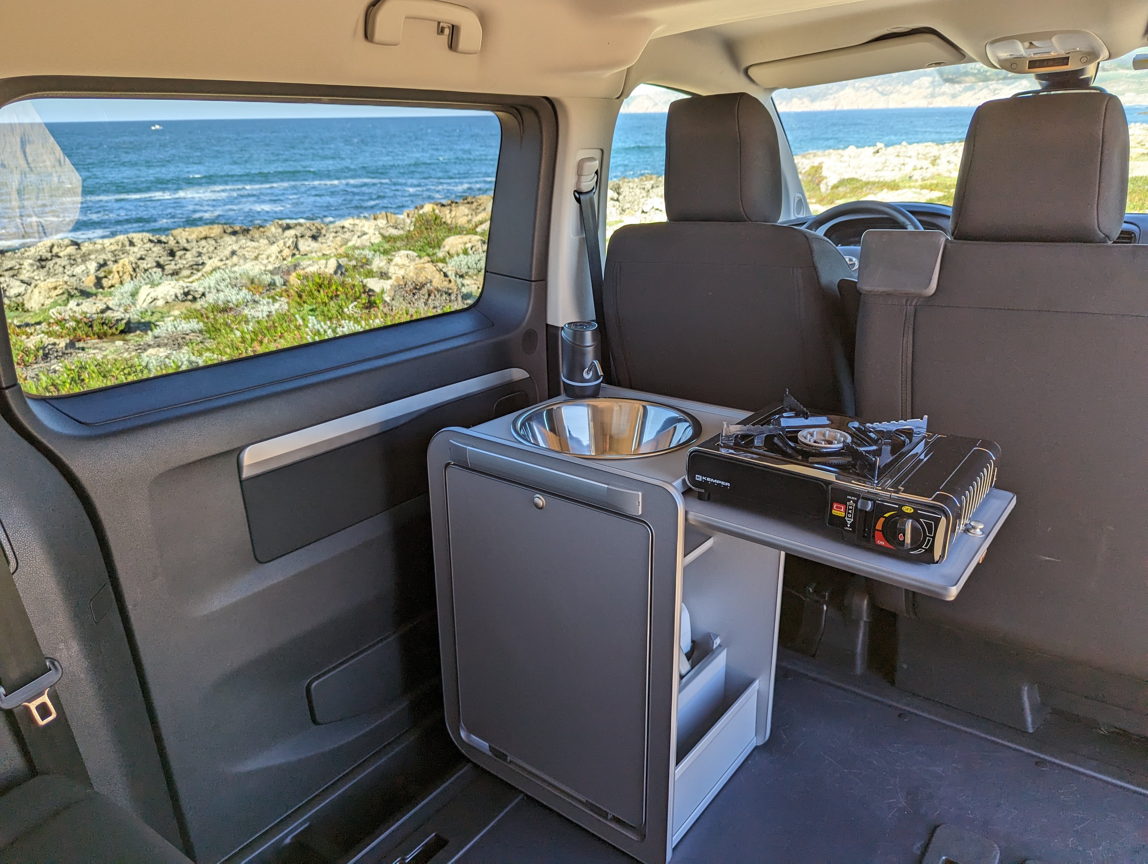 NEW Vangear Mini - Pod 2.2 Campervan Kitchen Pod - NEW Carbon Grey - Vangear - EU