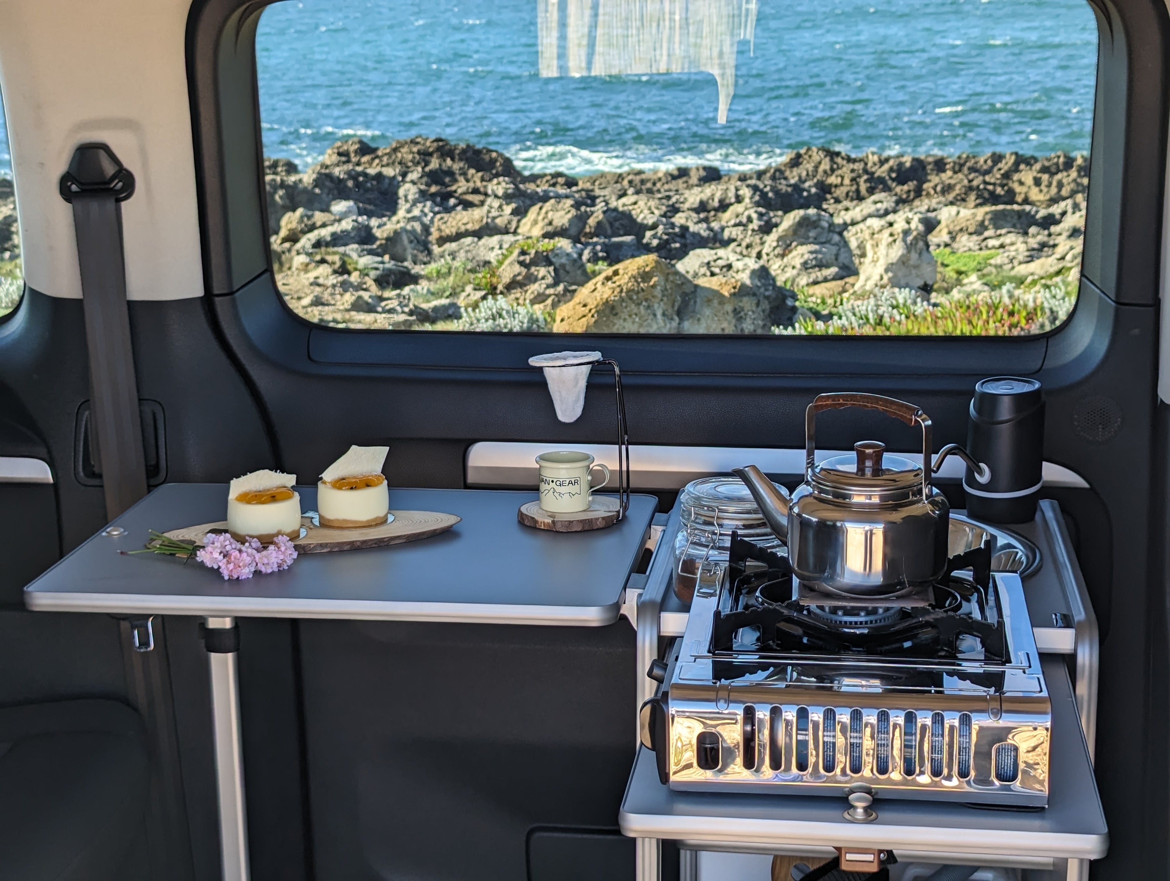 NEW Vangear Mini - Pod 2.2 Campervan Kitchen Pod - NEW Carbon Grey - Vangear - EU