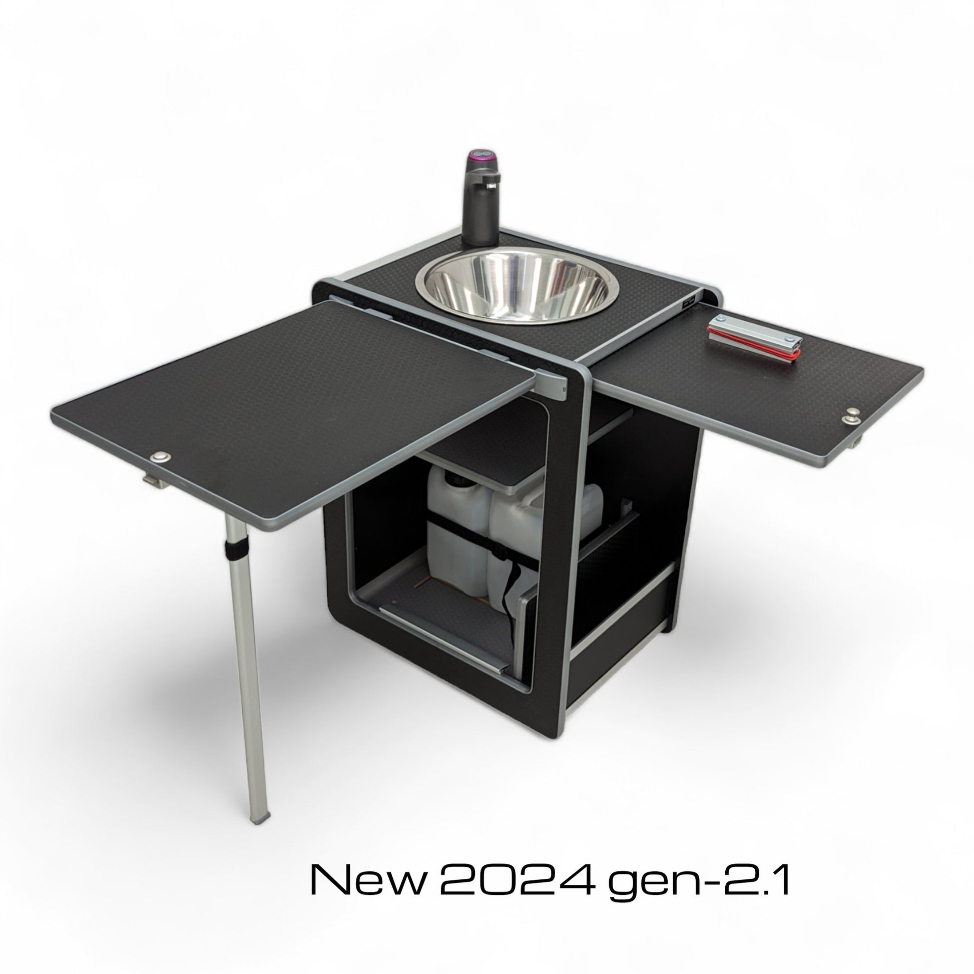 Vangear Mini-Pod 2.1 Campervan Kitchen Pod-Black - Vangear-EU