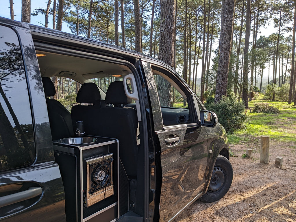 Vangear Mini-Pod Campervan Kitchen Pod-Black - Vangear-EU