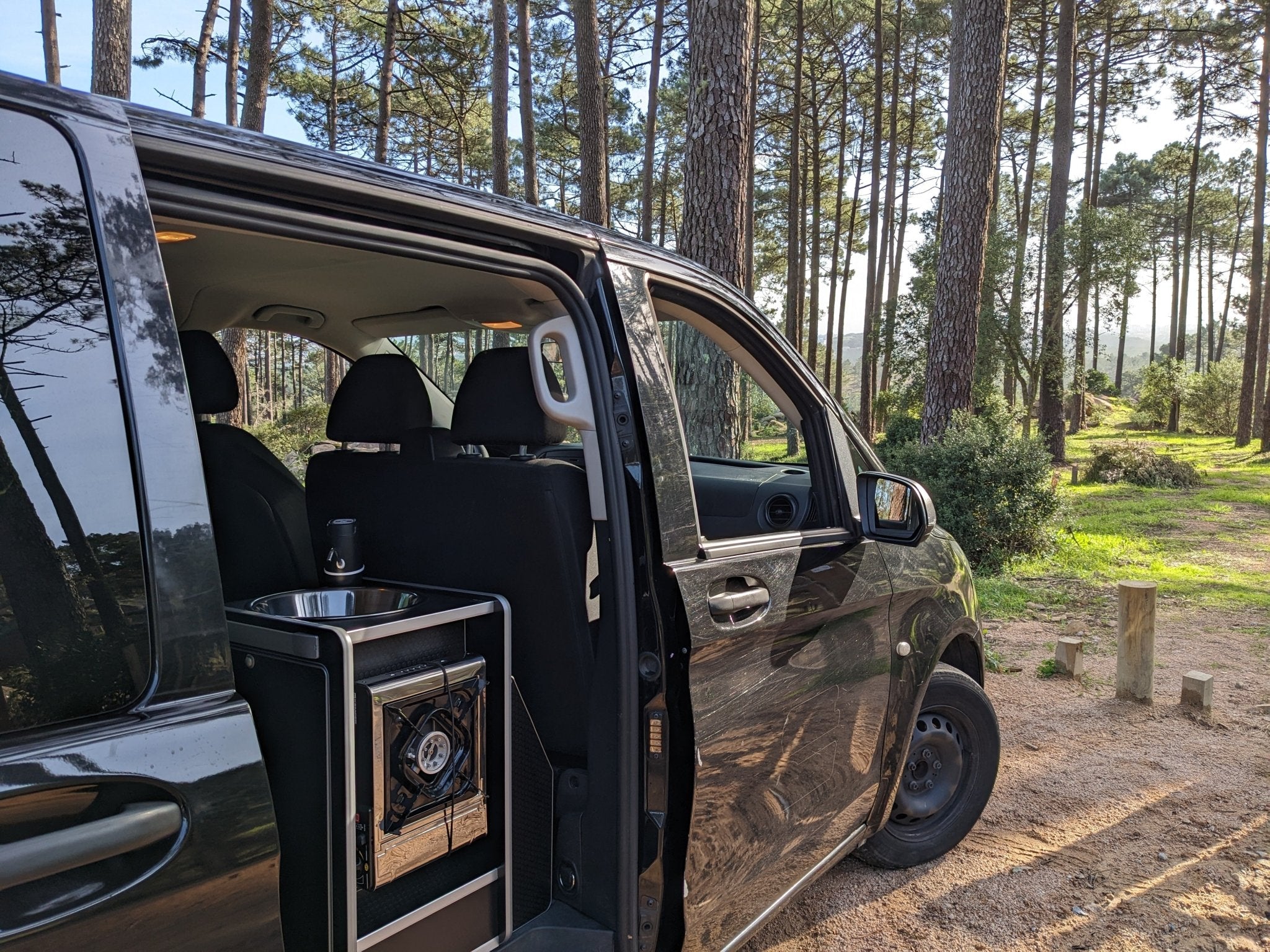 Vangear Mini-Pod Campervan Kitchen Pod-Black - Vangear-EU